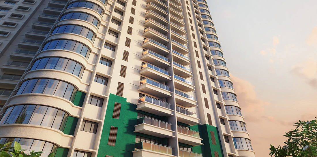 Tall Residential Building - Megapolis Mystic 2&3 bhk flats in hinjewadi